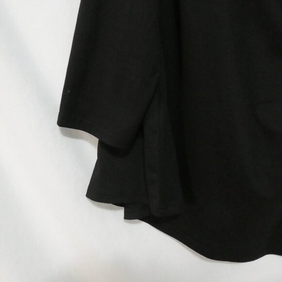 SHEIN - Curve | 2XL | Black Sequined Cut-Out / Cold Shoulder Long Sleeve Shirt - Picture 12 of 14